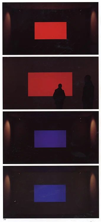 Dinnebito , 2003 (color code: red through violet) | Tiny Town Series | LED light