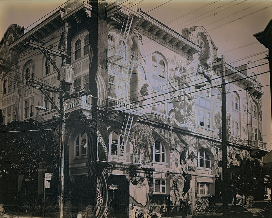   The Women’s Building, 18th Street , 2014 Daguerreotype, Unique (in camera exposure) |&nbsp;Plate: 8 x 10 inches | HG12669 