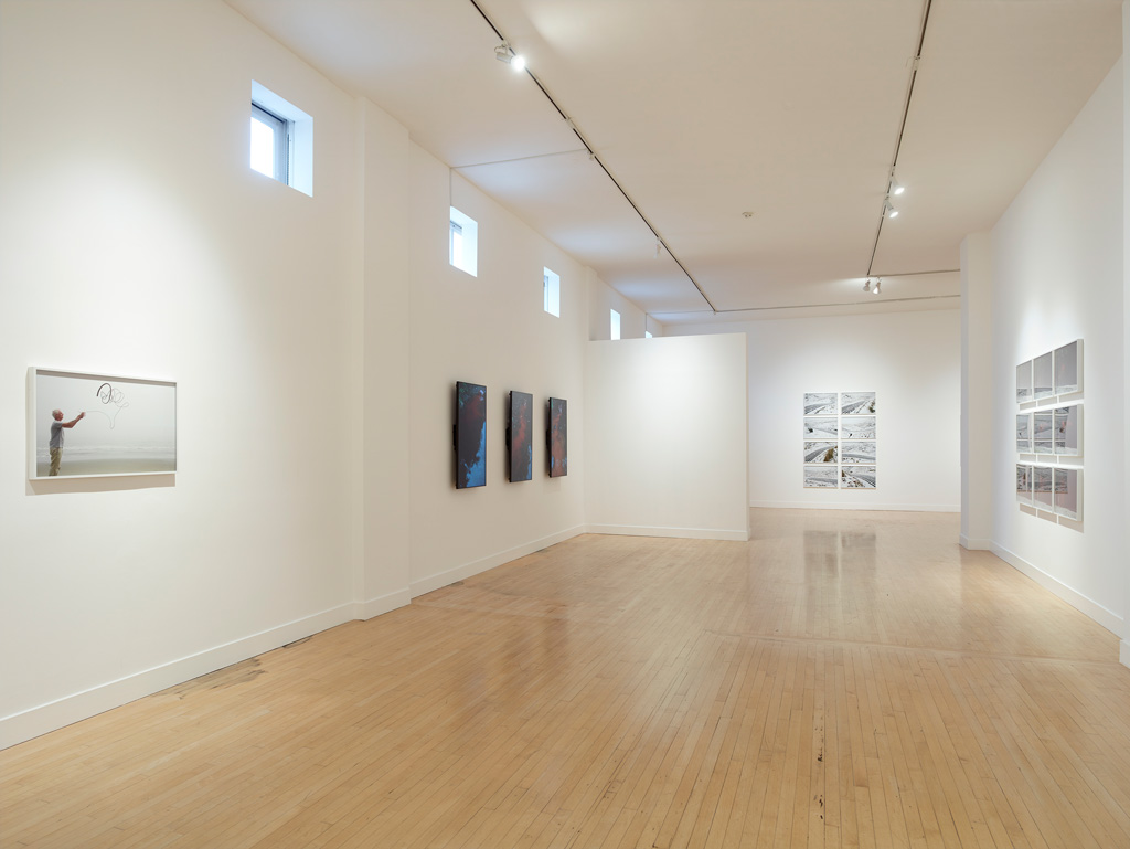  Installation view of Andy Goldsworthy:&nbsp; Drawing Water Standing Still, &nbsp;June 1 - September 2 at Haines Gallery 