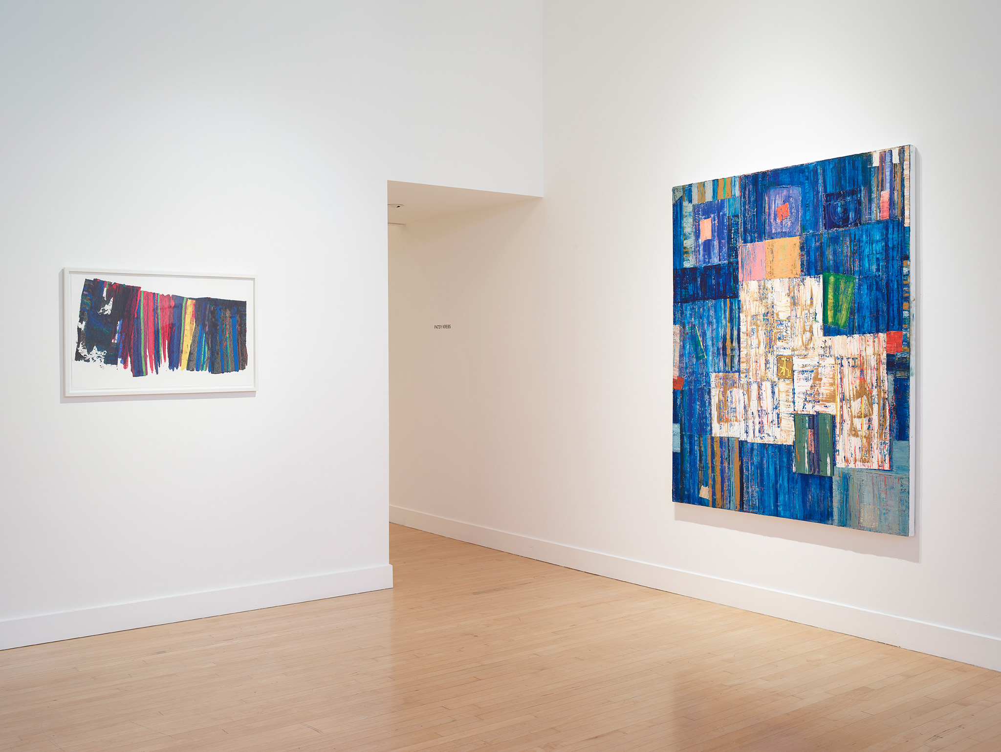  Installation view of Mike Henderson:&nbsp; Parallel Spaces , September 7 - October 28, 2017 at Haines Gallery 