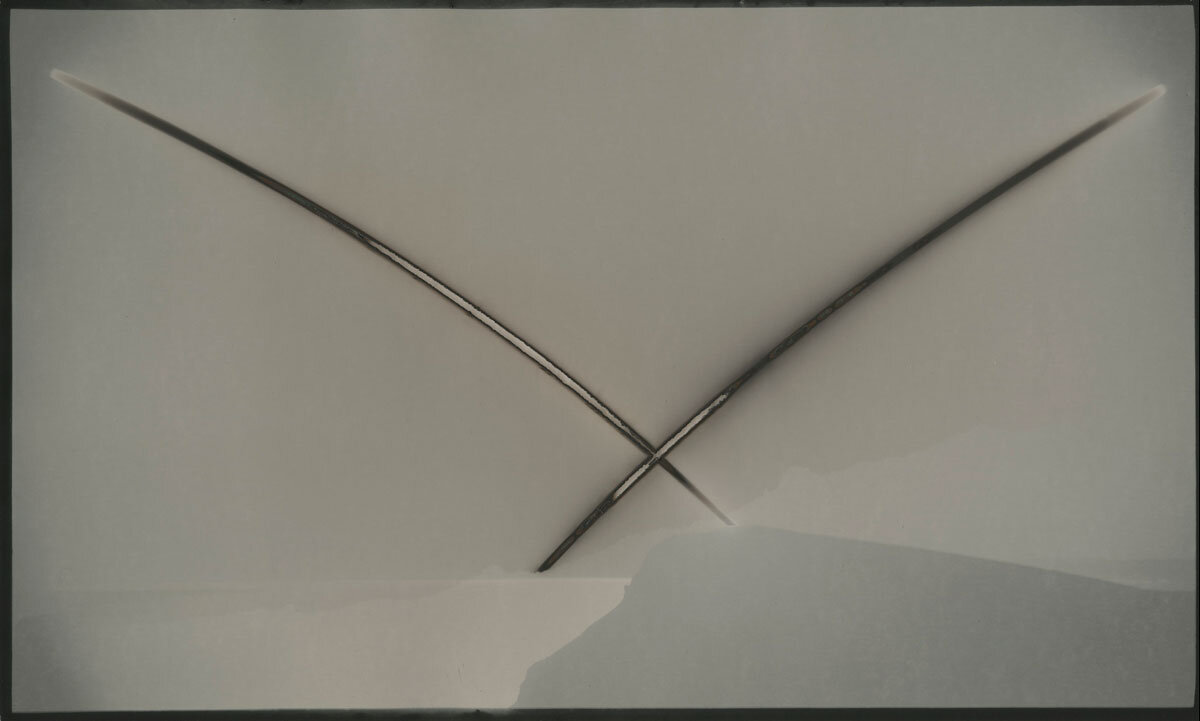  Chris McCaw,  Heliograph #134 , 2017 Unique gelatin silver paper negative | 17 x 25 inches, framed I HG13793 