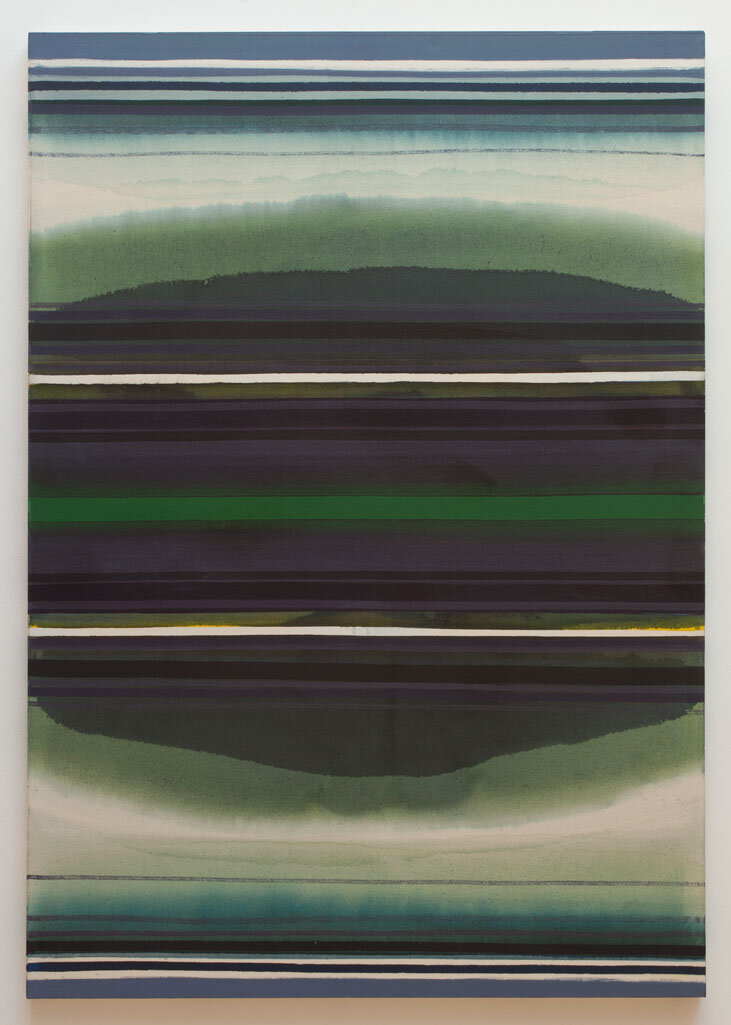  David Simpson,  Coast Stripe , 1961 Oil on canvas | 74.5 x 52.5 inches | HG13534 