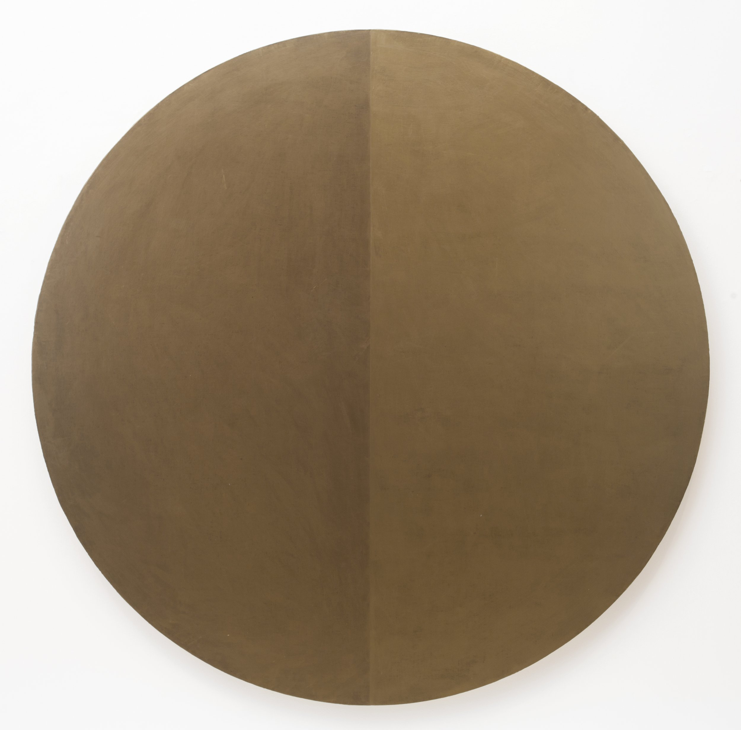  David Simpson,  Bronze Tondo , 1990 Acrylic on canvas | 72 x 72 inches | HG15347 