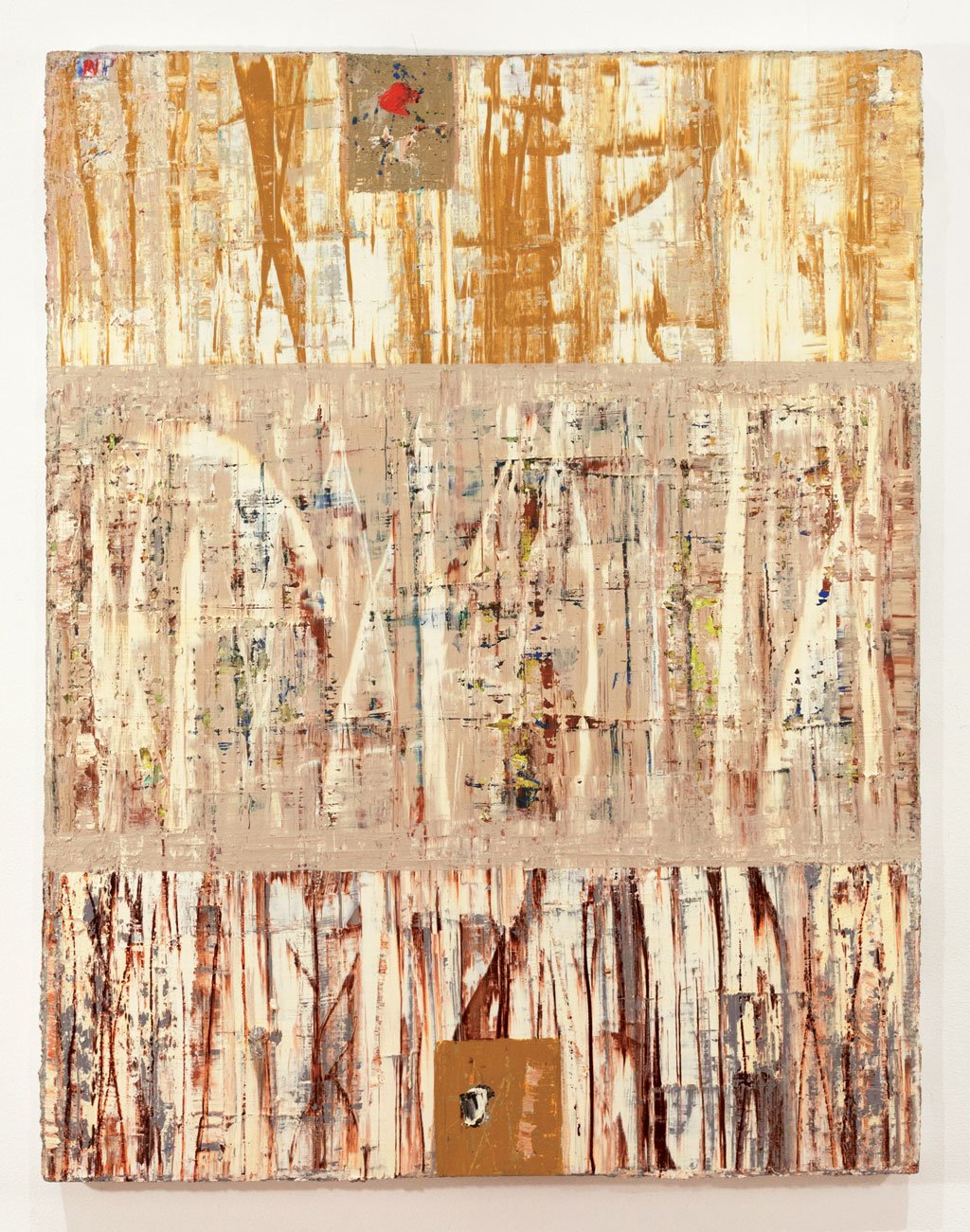  Mike Henderson,  Cross Section , 2013 Oil on canvas | 46 x 36 inches | HG12335 