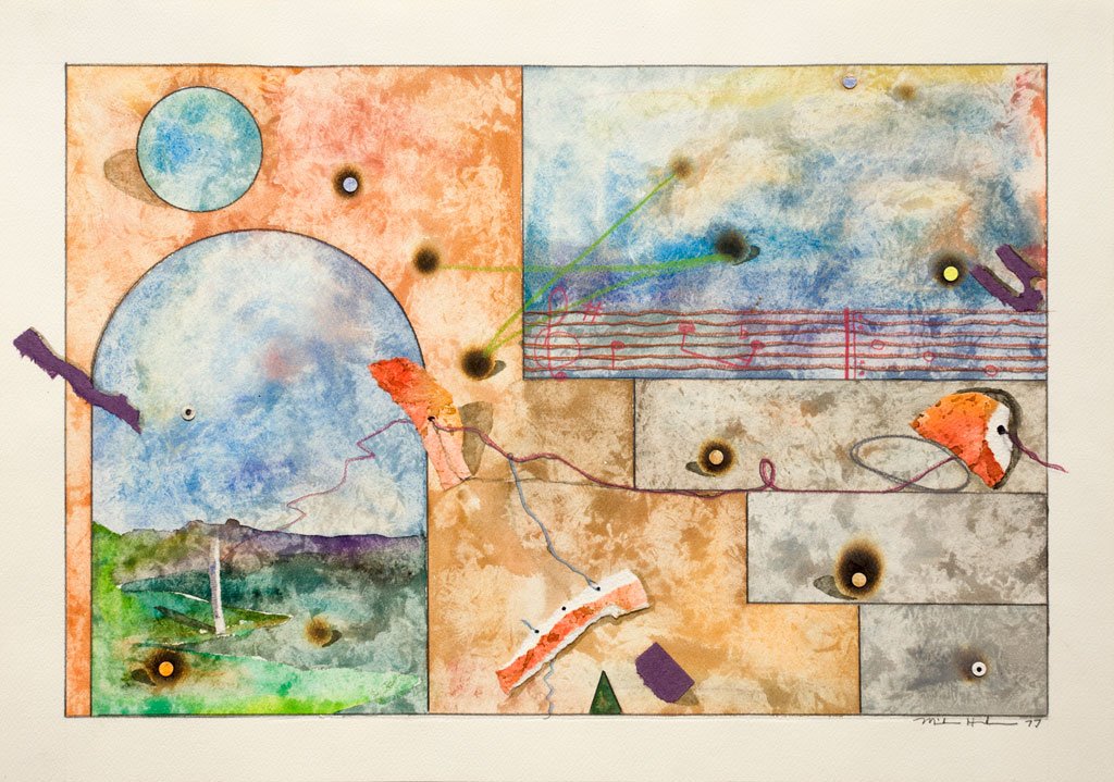  Mike Henderson,  Untitled , 1977 Mixed media on paper | 14 x 20 inches | HG15211 