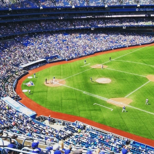 Our very own view from the 500 section!