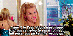 Like Elle Woods, don't be afraid to talk value and numbers.