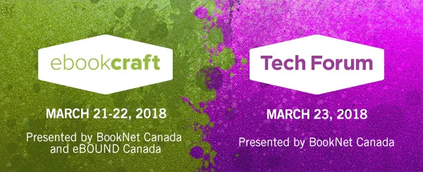 Tech Forum & ebookcraft 2018: More speaker announcements!