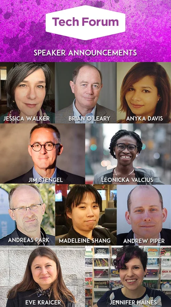 Photos of Tech Forum speakers