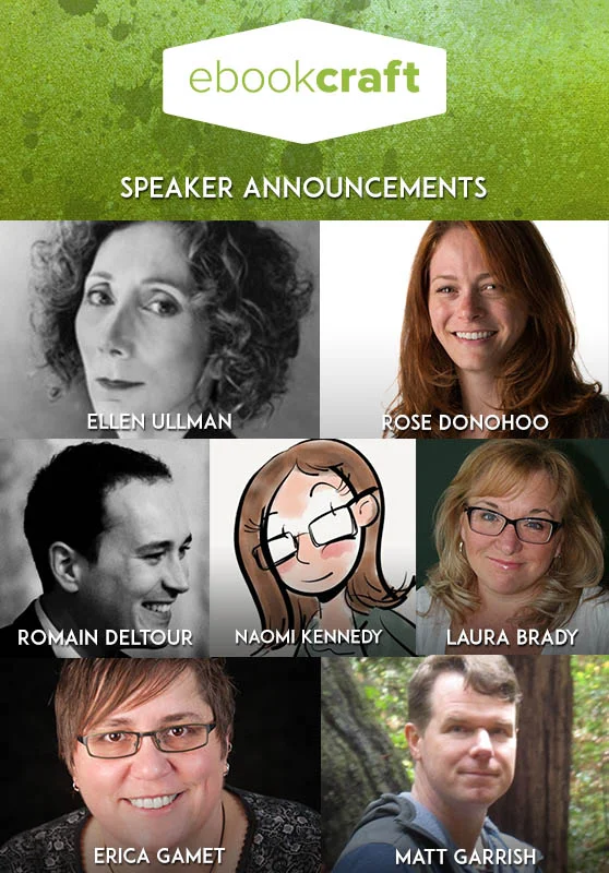 Photos of ebookcraft speakers.