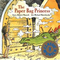 Book cover image for The Paper Bag Princess by Robert Munsch