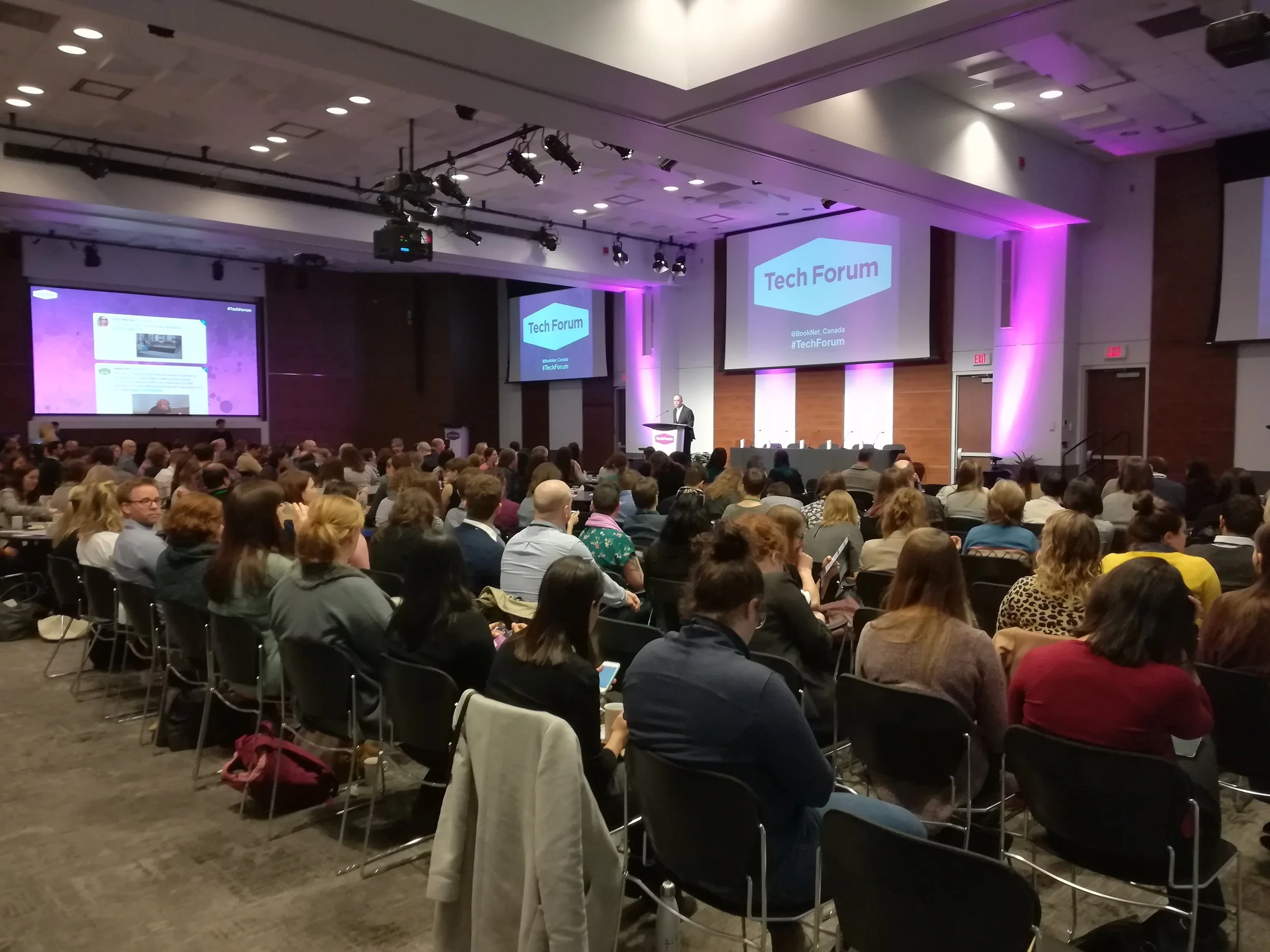 The auditorium at Tech Forum 2018