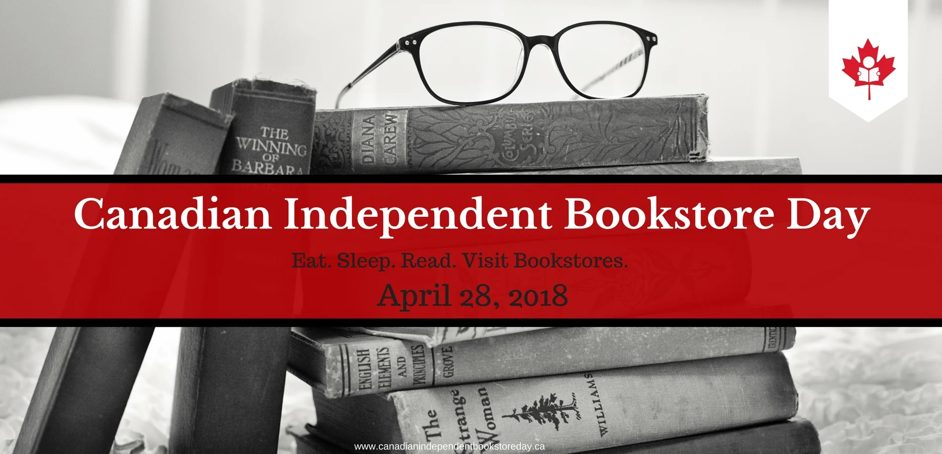 Canadian Independent Bookstore Day banner