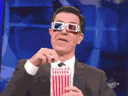 Eating popcorn GIF
