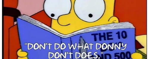 Don't do what Donny Don't does: Misusing subtitles