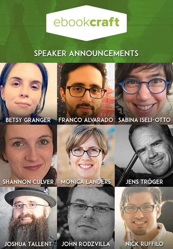 Photos of the ebookcraft speakers.