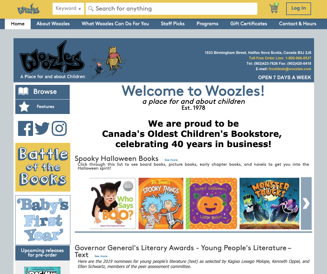  Woozles has a great  website . 