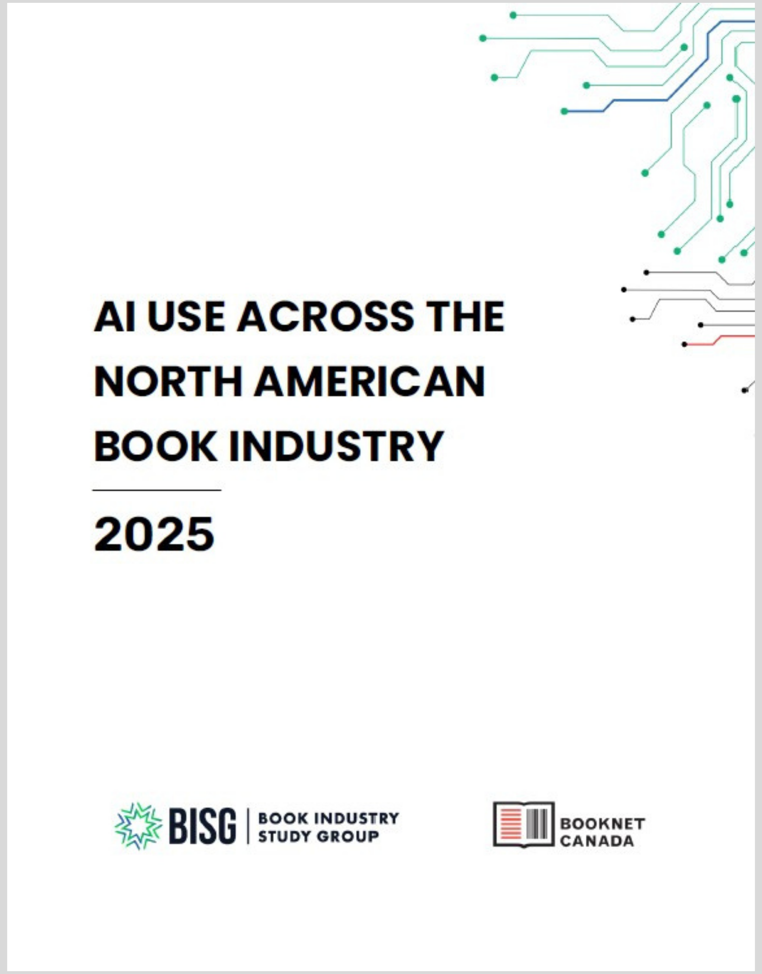 AI use across the North American book industry 2025
