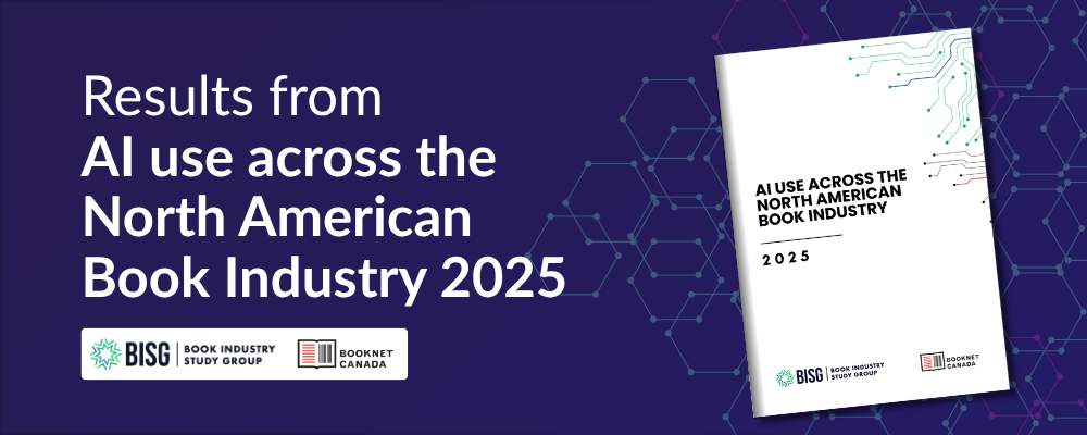 Results from the AI use across the North American book industry survey