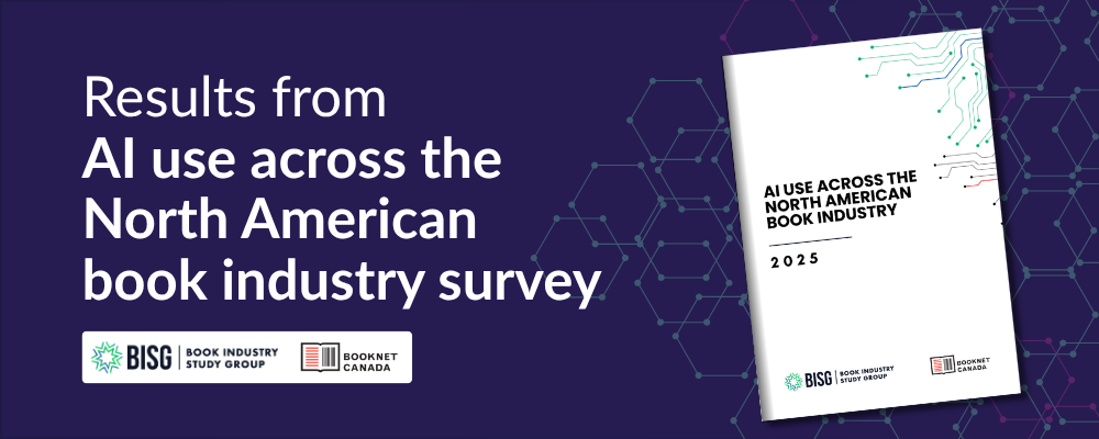 Results from the AI use across the North American book industry survey