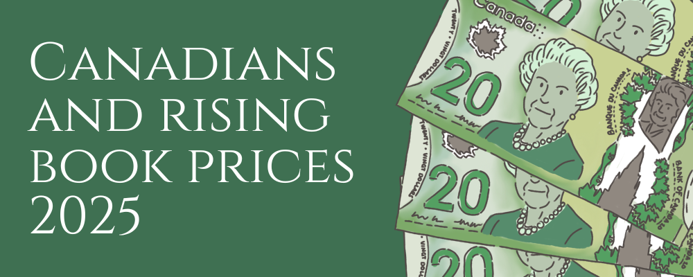 Canadians and rising book prices 2025