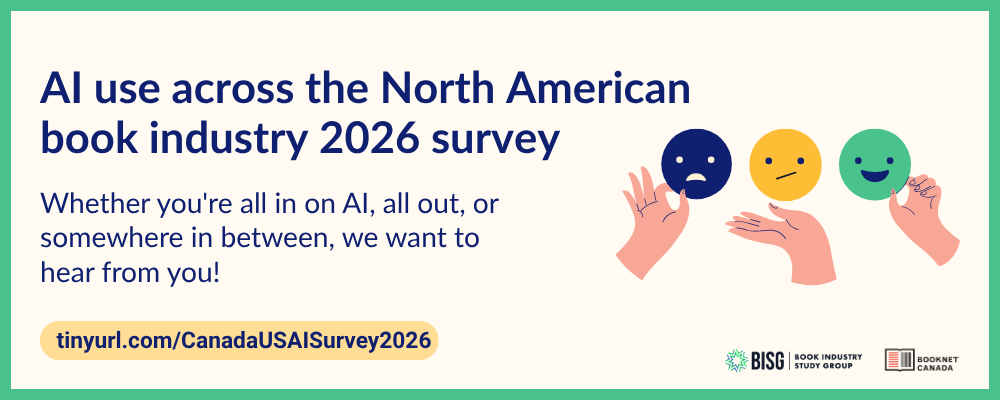How are you approaching AI? Take the AI use in the North American book industry survey 2026