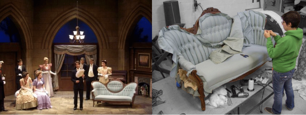 BUTTON TUFTED LOVE SEAT