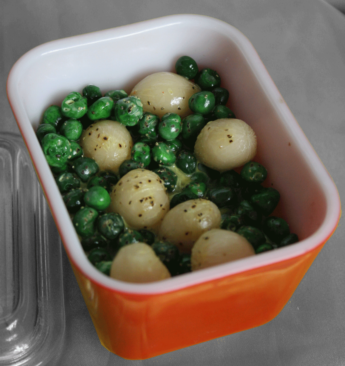 PEAS + ONIONS