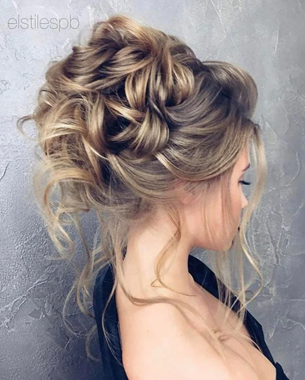 Top 10 Messy Updo Hairstyles The Bohemian Wedding