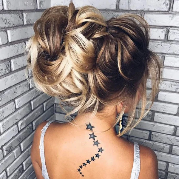 Top 10 Messy Updo Hairstyles The Bohemian Wedding