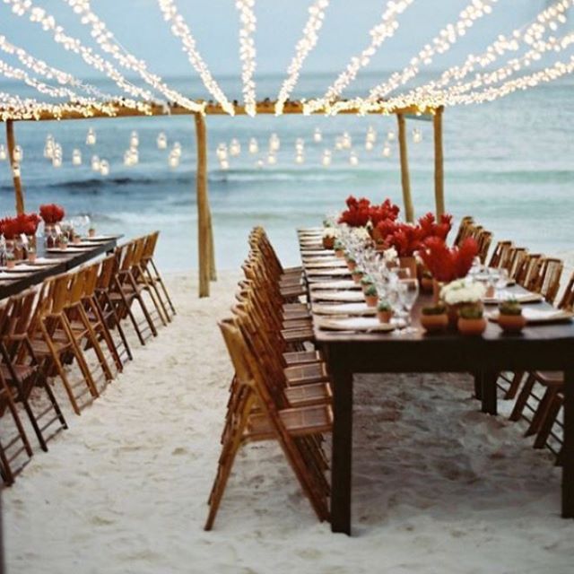 How incredible are these beach wedding reception ideas? Our latest blog features some stunning ideas perfect for any boho beach bride! 🐚🐚🐚 Link in profile! Inspiration via @tecpetaja .
.
.
#bohowedding #wedding #weddinginspiration #weddingstyle #w