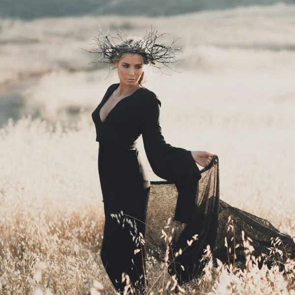 Gothic Inspired Bride with Black Dress.jpg