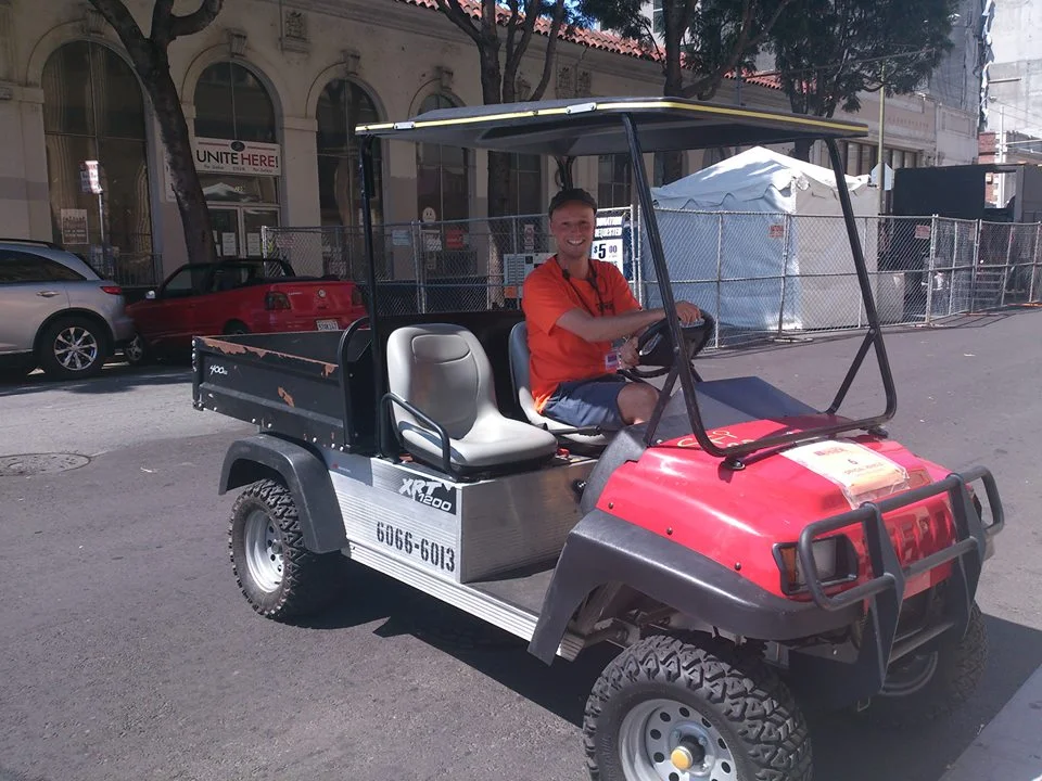 On my way to a music festival