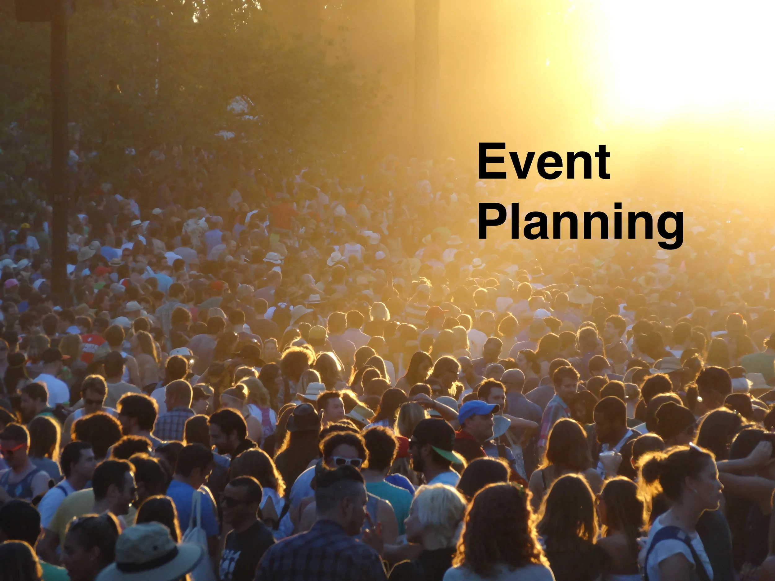 Course description You have a great idea for an event or festival. But where do you start? What does it actually mean to organise an event for 300 people? Let alone 30,000 people. When I worked as a university lecturer I asked my students to organise a community festival. The ideas were there. The creativity, the performers, the enthusiasm...it was all there. But they still had to talk to the permit and license officer. What do they expect to see from an event planner? Welcome to the workshop Event Planning. What you will learn in this workshop You will learn how to write an Event Management Plan Convince your license officer that you can organise a great event Learn what a license officer expects from you, the event planner The licensing procedures for events can be daunting. This workshop guides you step by step If you want to organise an event or festival you need to submit an Event Management Plan to your license or permit officer. I will teach you what you need to include in your plan. This 13+ hour workshop is divided in 13 sections in which you will learn everything you need to include in your Event Plan. In this workshop you will learn about: * Planning your event * Researching your audience * Permits, licenses & festival insurances * Health & Safety aspects at events * Event marketing and sponsorship * Event production * Contract & procurement * Site survey and site design The workshop is a combination of tutorials , presentations , exercises and interviews with event and festival professionals. Interviews with event and festival professionals will provide you with fantastic insight into an amazing industry! What other students say about the workshop "The course is filled with great details and practical examples from real world. The interviews and the case study are really helpful. Overall, the course has an excellent structure and useful content." Anna Santiago "I am an events coordinator and wedding planner. I found this course to be invaluable for organizing and enhancing my already successful businesses. It started out somewhat slow, but quickly moved on to relevant and timely instruction on what needs to be done, how to do it and how to work smarter, not harder. I absolutely loved this course and learned much new information from the instructor on topics I really had never thought about before. Thank you!" Susan Konopik I have interviewed industry experts Lightning in a Bottle Festival Shambhala Music Festival Stern Grove Music Festival The Drugs Policy Alliance Gentlemen of the Road Festival Klean Kanteen RFID technology company Reading material such as the Event Safety Guide , the Guide to Safety at Sports Grounds and more are incorporated into the curriculum. The benefits of this workshop At the end of the workshop you will understand what is expected of you in order to plan and produce a successful event or festival. You will be able to write an comprehensive Event Management Plan that complies with the rules and regulations set by your local authorities. This workshop is for you if you are passionate about events and festivals, if you keep dreaming about organizing your own event, and for (aspiring) event producers! FAQ 1. Can I contact you if I have a question about the course content? A. Absolutely! That's what a tutor is for. You can contact me via Jarno@eventtutor.com. My aim is to respond to your email as quick as possible. 2. Is this event planning workshop only useful if I want to plan a festival? A. It is useful if you want to plan any type of event. The workshop covers a wide variety of subjects and will benefit any event planner. Truth be told though that I will teach you how to write an Event Management Plan. When you plan a wedding you most likely do not need to submit an event management plan to a license officer. If your event requires permits or licenses, than this workshop is for you! 3. I've seen other online courses that are more expensive. Why is this course so cheap? A. I want to make sure the course is accessible to those who dream about organising their first event. I want to teach them what event planning entails. I do not want my students to be out of pocket. How much is the workshop? Only $25!! Yes, let that sink in for a moment. 13 hours worth of content, interviews with event industry experts, and 1-to-1 tutorials on request. All of that for only $25. Other workshops I have created more workshops: Event Marketing Event Safety Sustainable Event Management What are you waiting for? Sign up today and you will learn how to plan, organise, and produce a successful event. Remember, it's only $25.