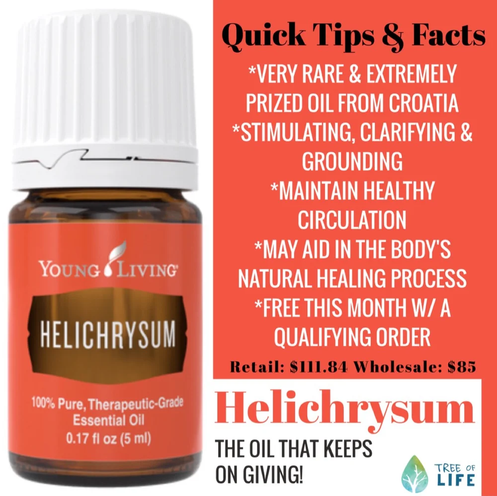 Getting To Know Your Oils Helichrysum Essential Oil Recipes With Essential Oils