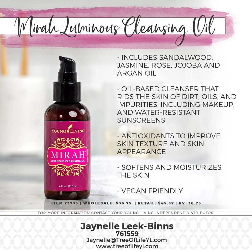 Cleanse your skin with essential oil-infused cleansing oil. Wonderful for aging or damaged skin!