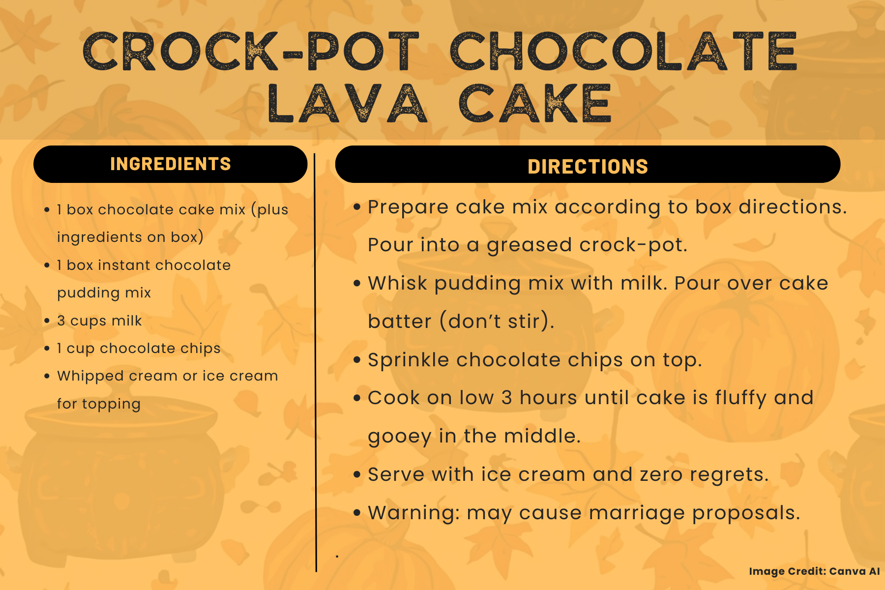 CROCK RECIPES — Jeremy Padgett