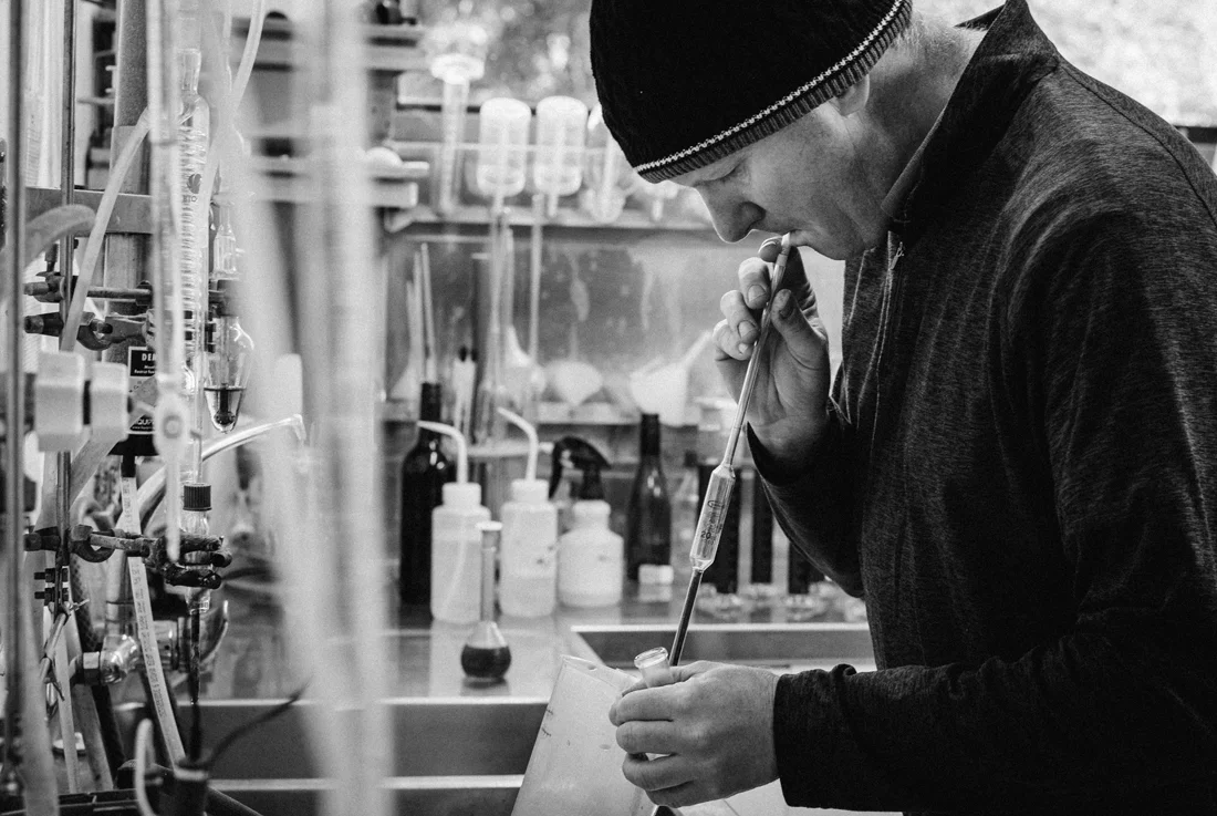 Florence-Charvin-photographer-pask-winery-winemaker-lab-bw.jpg