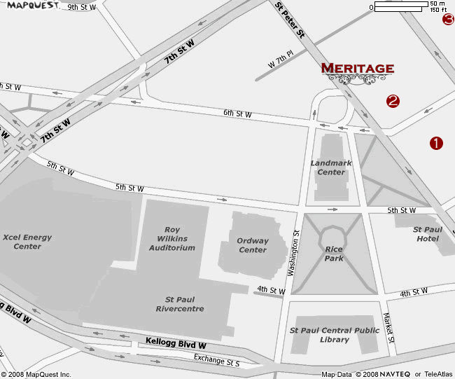 Meritage is within easy walking distance of many of downtown Saint Paul's main attractions.