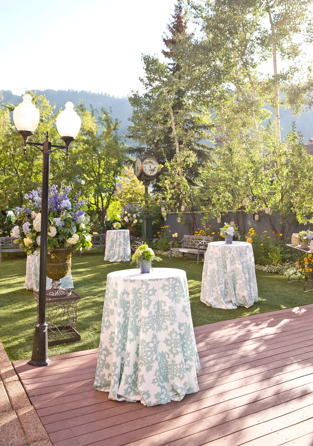 Outdoor Patio Welcome Reception