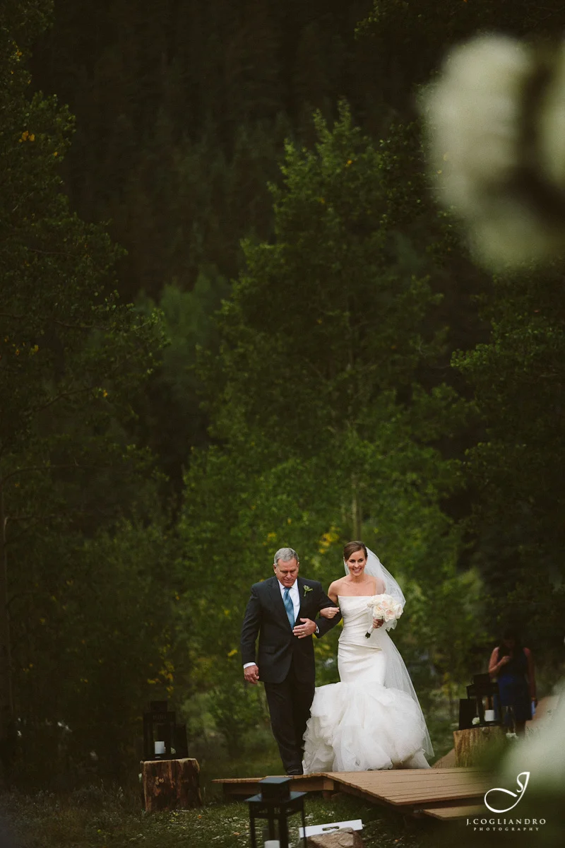 Bride & Father Walking Down Boardwalk