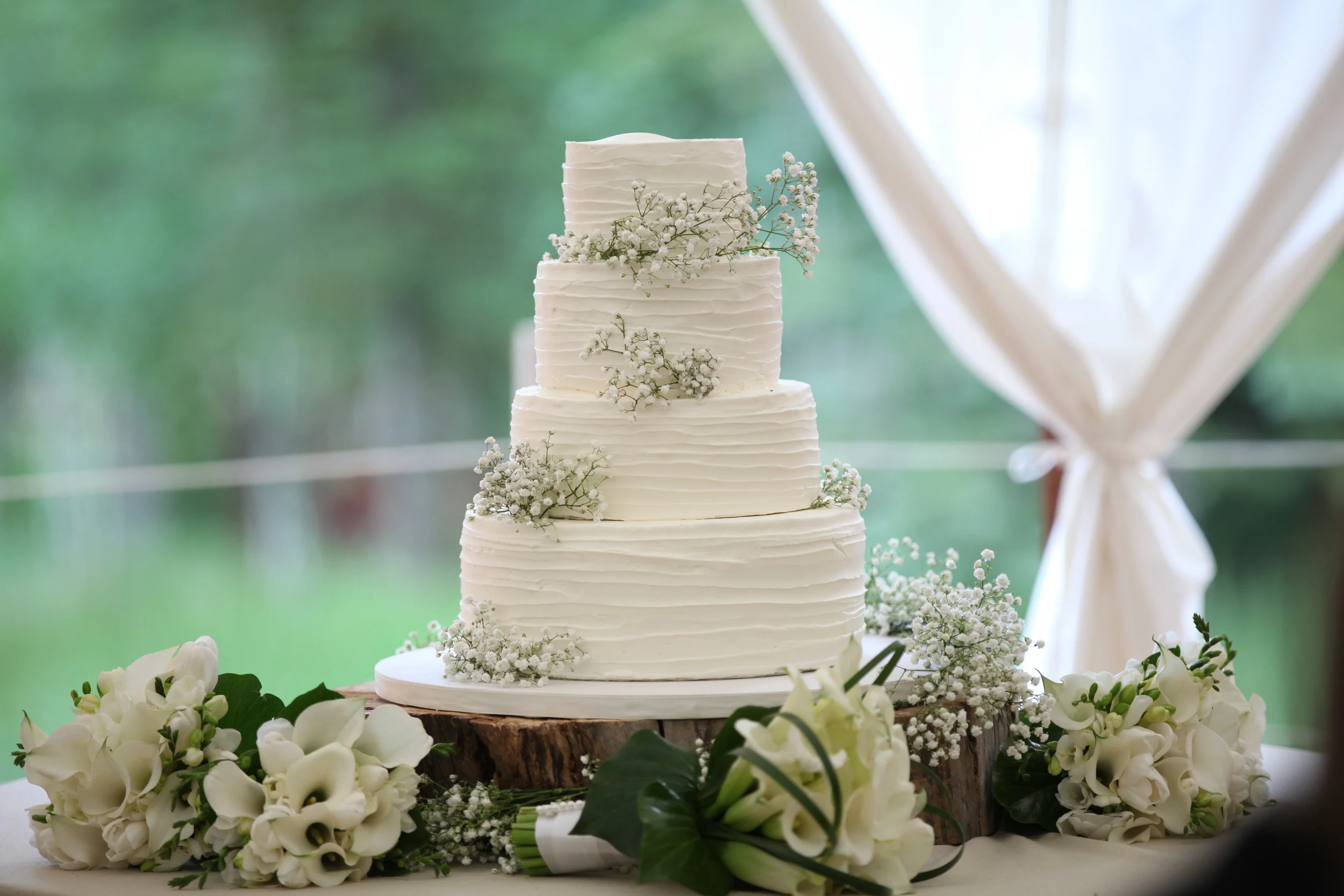 White Wedding Cake