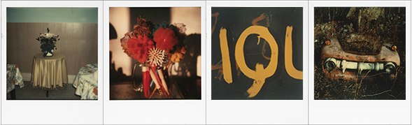 Near the end of his life the great Walker Evans, famous for the photographs he made during the Great Depression, created an incredible body of work using Polaroid sX-70. He shot thousands of Polaroids before he died, and said "Nobody should touch a polaroid until they're at least sixty...It reduces everything to your brains and taste."