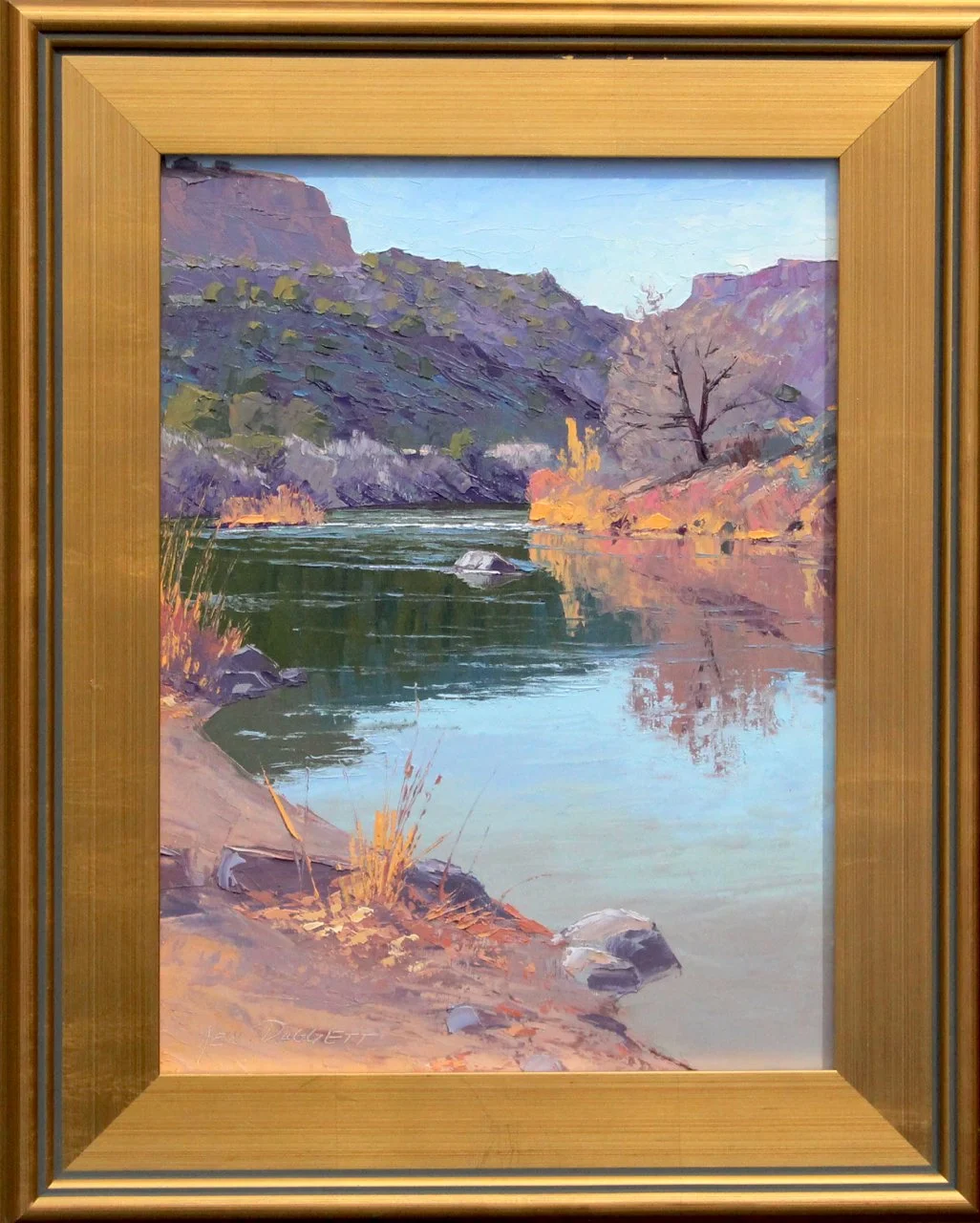 5-204 Ken Daggett %22Canyon Calm%22 $1600-framed.jpg