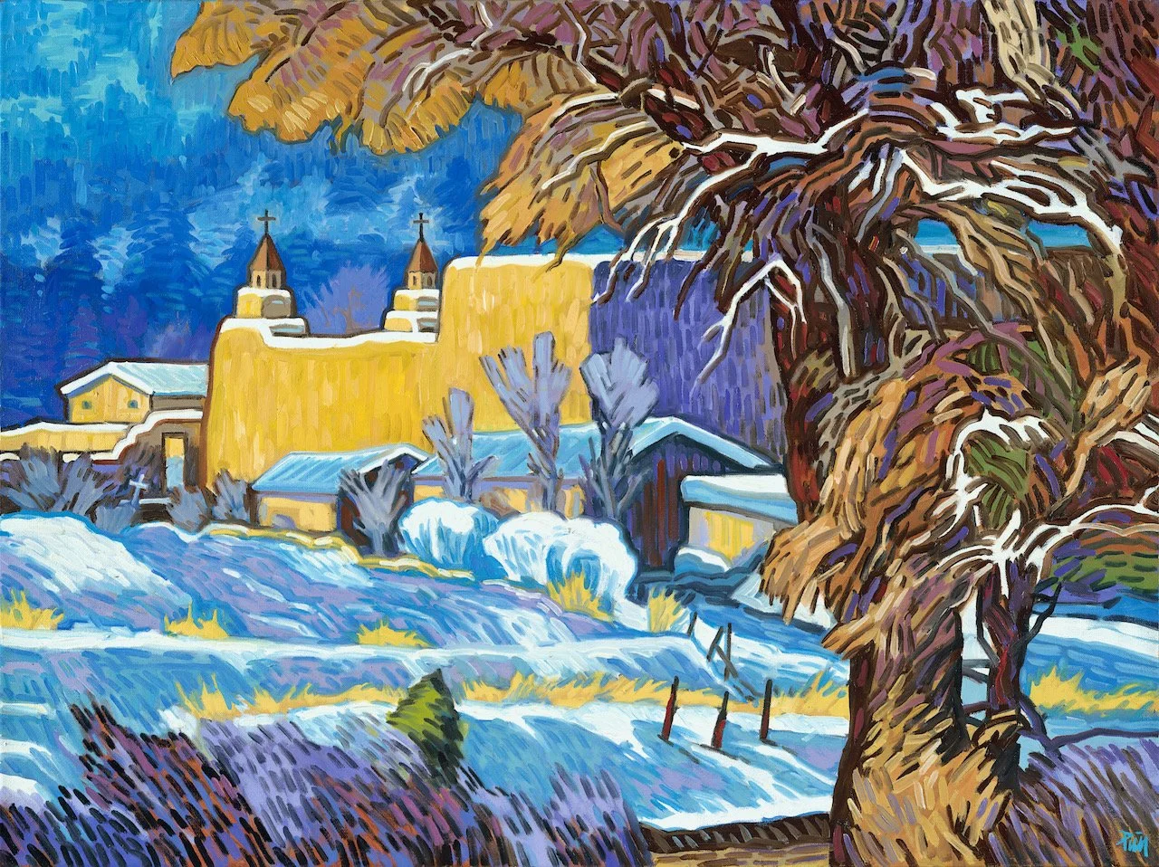 Winter at Las Trampas-30x40.jpeg