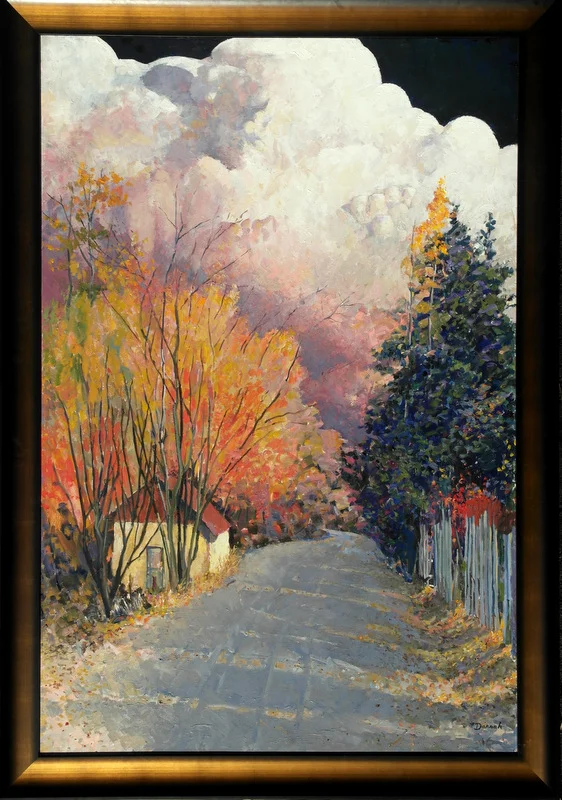4-59 Tom Darrah %22Penasco Blaze%22 Framed.JPG