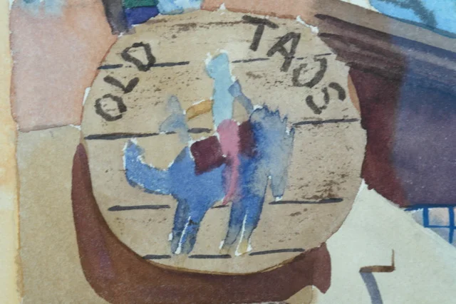 5-15 Ken Daggett %22Terraseina Lane Taos%22 Close Up 1.JPG