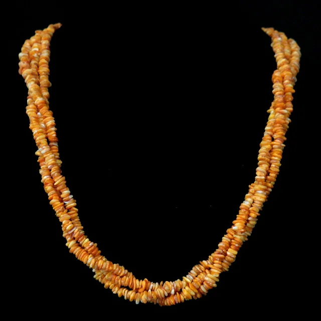 60-246 Sterling Silver Spiny Shell Oyster 22 Inch Necklace $245.JPG