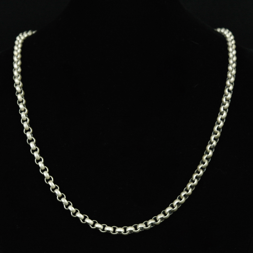 60-346 Oxidized Sterling Silver 24 Inch Chain Necklace $425.jpg