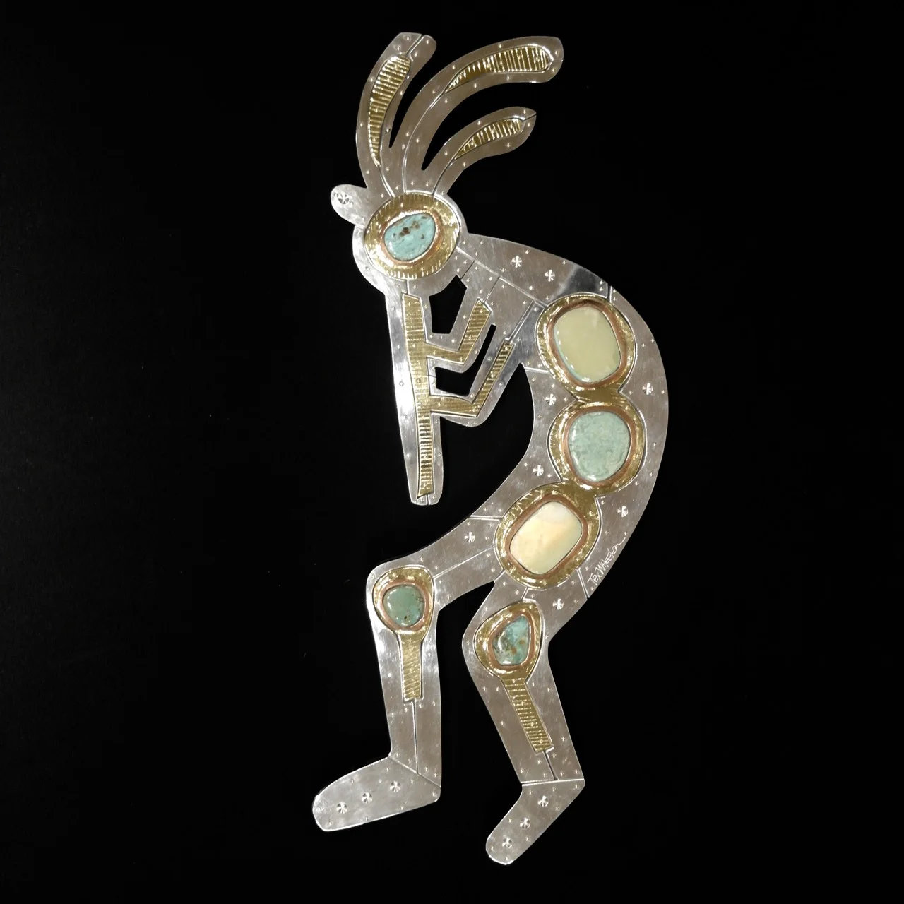 39-41 Thom Wheeler %22Kokopelli%22 Metal Art $4000.jpg